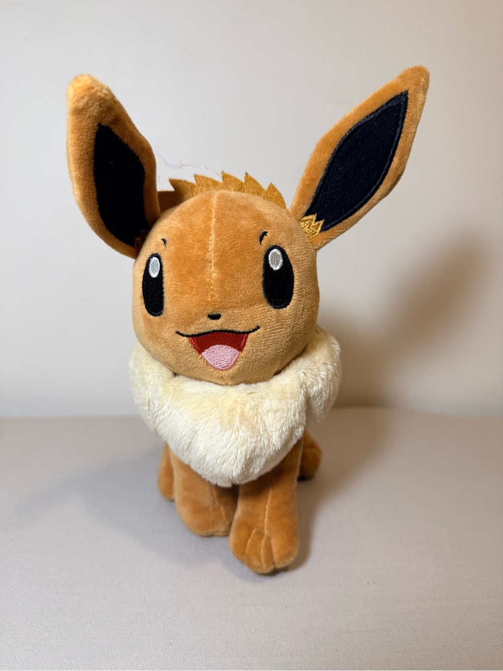 Pokémon Eevee Plush Stuffed Animal Figure 8" Standing 2021 Character Toy.